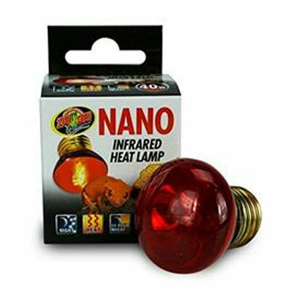 Zoo Med Laboratories 40 watt Med Nano Infrared Heat Lamp 976906